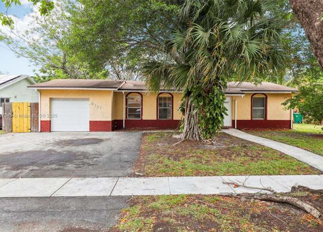 Property at 8101 NW 44th Ct, Lauderhill, FL 33351, 3 beds, 2 baths