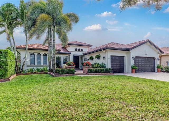 Property at 12580 NW 76th St, Parkland, FL 33076, 4 beds, 3 baths