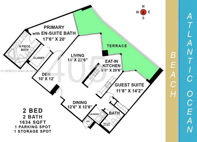 Property at 3200 N Ocean Blvd #405, Fort Lauderdale, FL 33308, 2 beds, 2 baths