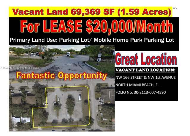Property at NW 166 Street North Miami Bch, Miami, FL 33169