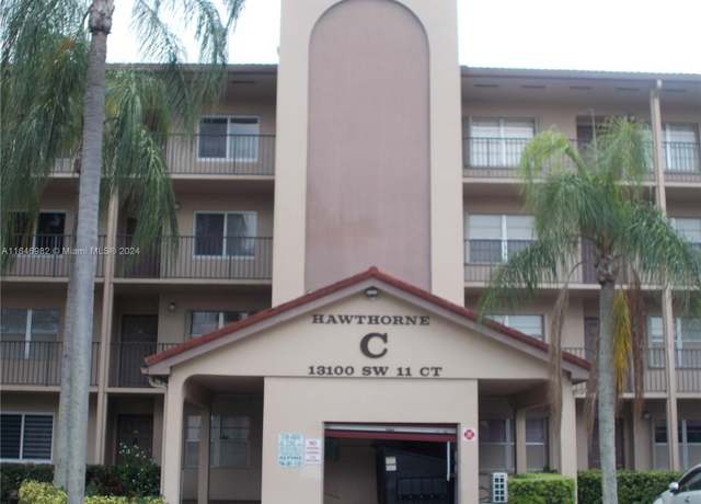 Property at 13100 SW 11th Ct Unit 206C, Pembroke Pines, FL 33027, 2 beds, 2 baths