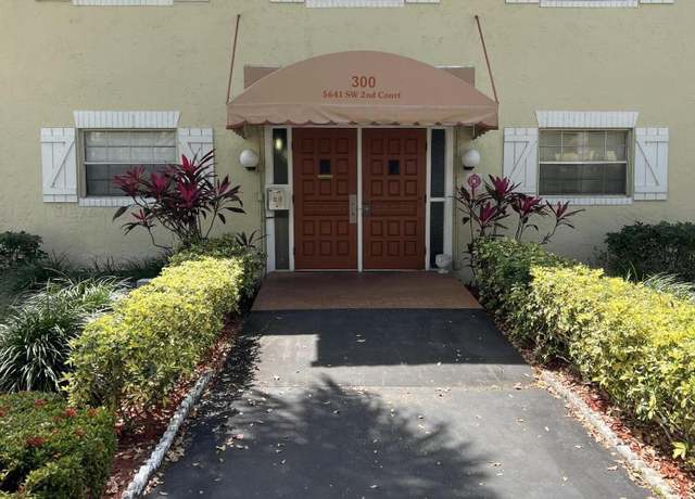 Property at 5641 SW 2 Court #101 Bldg 300 Ct, Margate, FL 33068, 2 beds, 2 baths
