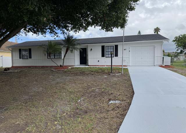 Property at 412 NE Midvale St, Port Saint Lucie, FL 34983, 3 beds, 2 baths
