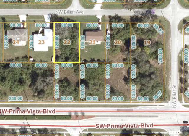 Property at 614 NW Billiar Ave, Port Saint Lucie, FL 34983