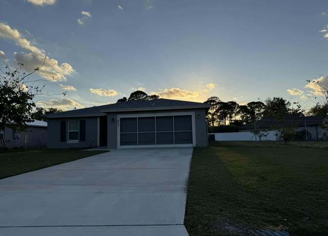 Property at 425 NW Hutchins St, Port Saint Lucie, FL 34983, 4 beds, 2 baths