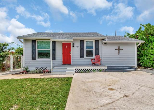 Property at 850 Green Street St, West Palm Beach, FL 33405, 2 beds, 2 baths
