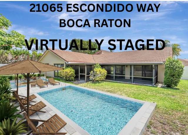 Property at 21065 Escondido Way, Boca Raton, FL 33433, 3 beds, 2 baths
