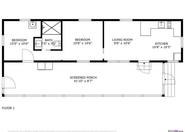 Property at 14561 Barwick Rd, Delray Beach, FL 33445, 2 beds, 1 bath