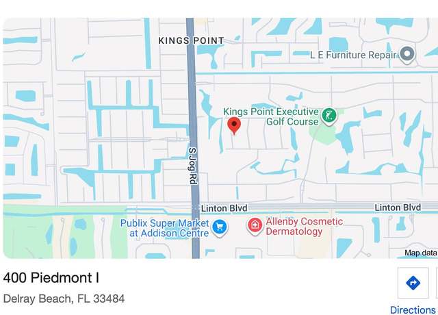Property at 400 Piedmont I, Delray Beach, FL 33484, 1 bed, 1.5 baths
