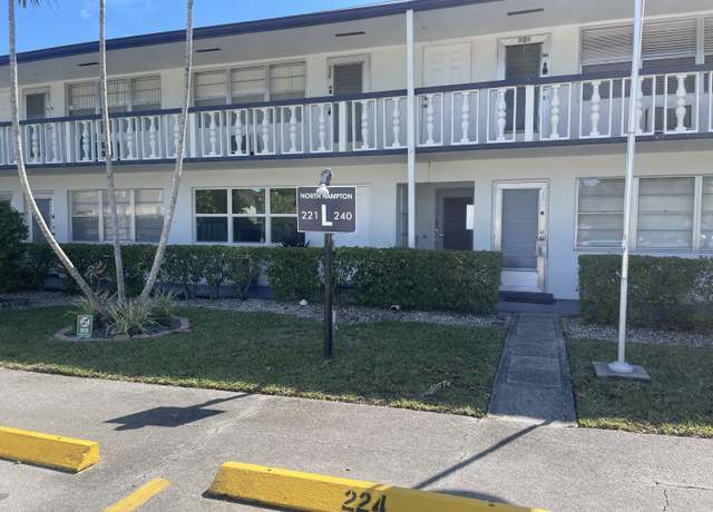 Property at 223 Northampton L #223, West Palm Beach, FL 33417, 1 bed, 1 bath