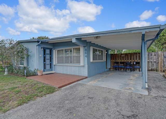 Property at 864 Caroline Ave, West Palm Beach, FL 33413, 3 beds, 1 bath