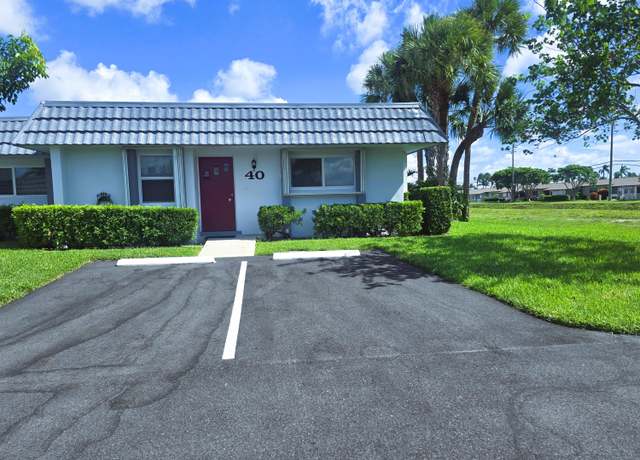 Property at 2886 Fernley Dr E #40, West Palm Beach, FL 33415, 1 bed, 2 baths