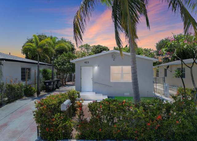Property at 423 N F St, Lake Worth Beach, FL 33460, 2 beds, 1 bath