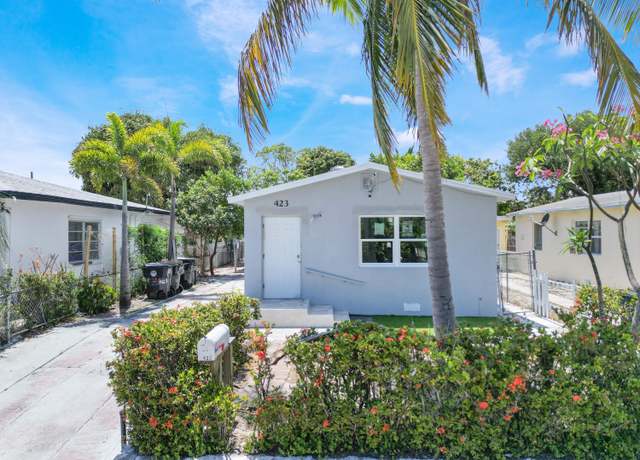 Property at 423 N F St, Lake Worth Beach, FL 33460, 2 beds, 1 bath