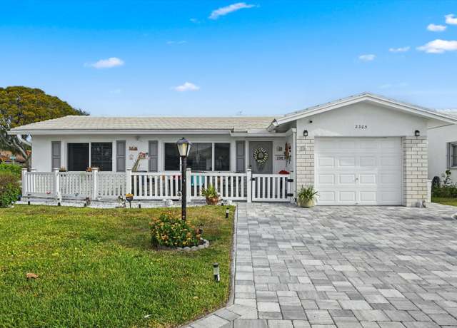Property at 2305 SW 21st Ter, Boynton Beach, FL 33426, 2 beds, 2 baths