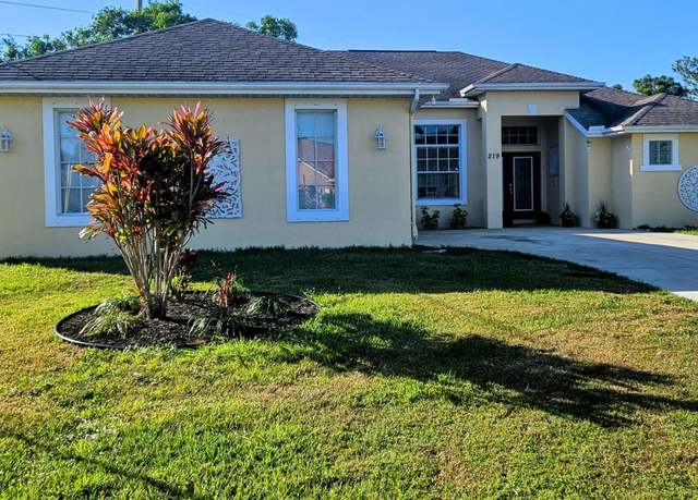 Property at 219 SE Sims Cir, Port Saint Lucie, FL 34984, 5 beds, 4 baths