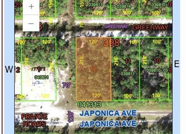 Property at 0 Japonica Ave, Indian Lake Estates, FL 33855