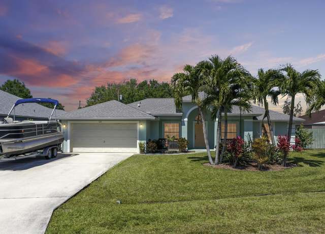 Property at 626 SW Homeland Rd, Port Saint Lucie, FL 34953, 3 beds, 2 baths