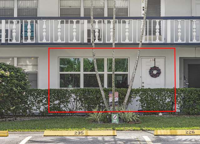 Property at 226 Northampton L #226, West Palm Beach, FL 33417, 1 bed, 1 bath