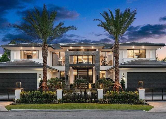 Property at 212 W Alexander Palm Rd, Boca Raton, FL 33432, 6 beds, 8.5 baths