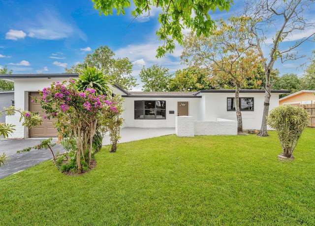 Property at 4450 NW 25th St, Lauderhill, FL 33313, 4 beds, 2 baths