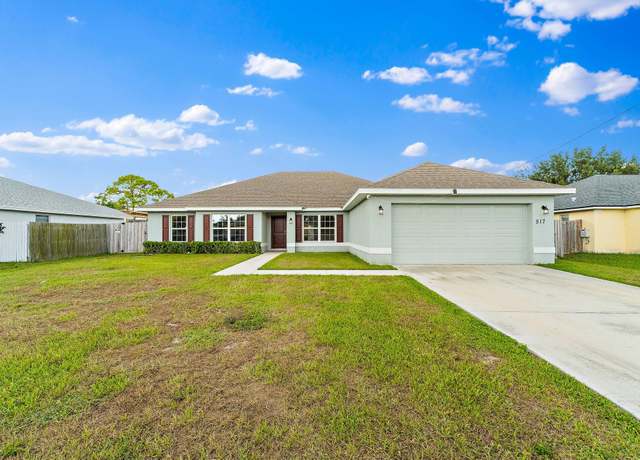 Property at 517 SW Cherryhill Rd, Port Saint Lucie, FL 34953, 4 beds, 2 baths