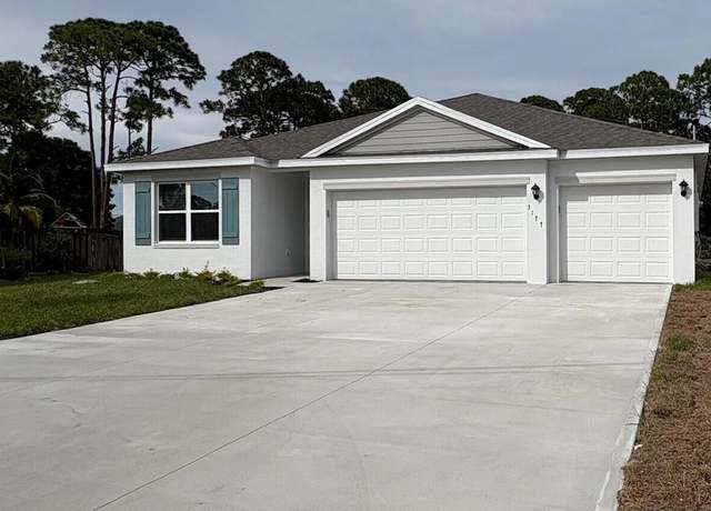 Property at 3177 SW Collings Dr, Port Saint Lucie, FL 34953, 4 beds, 3 baths