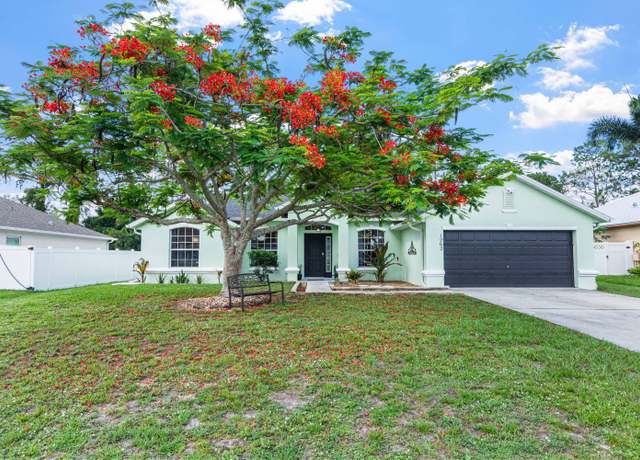 Property at 1262 SW Hunnicut Ave, Port Saint Lucie, FL 34953, 4 beds, 3 baths