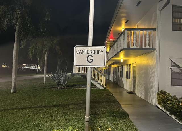 Property at 166 Canterbury G, West Palm Beach, FL 33417, 1 bed, 1.5 baths
