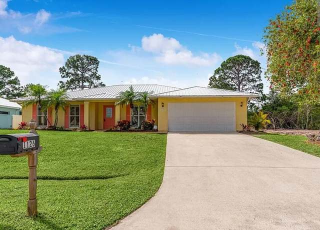 Property at 1126 SW Calmar Ave, Port Saint Lucie, FL 34953, 3 beds, 2 baths