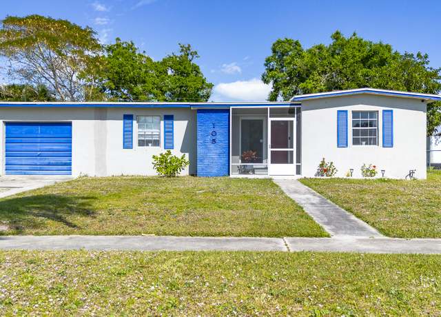 Property at 105 SE Naranja Ave, Port Saint Lucie, FL 34983, 2 beds, 1 bath