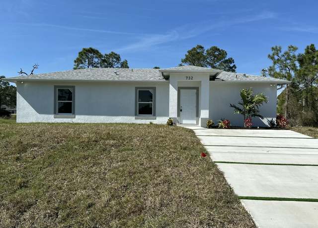 Property at 732 Burns Ave S, Lehigh Acres, FL 33974, 3 beds, 2 baths