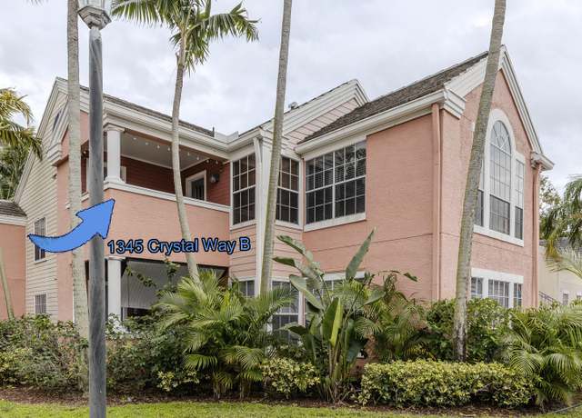 Property at 1345 Crystal Way Unit B, Delray Beach, FL 33444, 2 beds, 2 baths