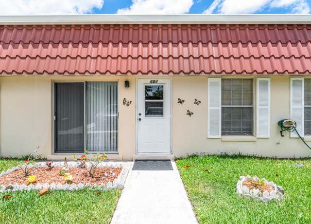 Property at 684 Marlboro Oval, Lake Worth, FL 33467, 2 beds, 2 baths