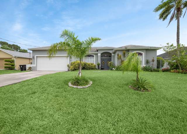 Property at 1081 SW Jacqueline Ave, Port Saint Lucie, FL 34953, 4 beds, 2 baths