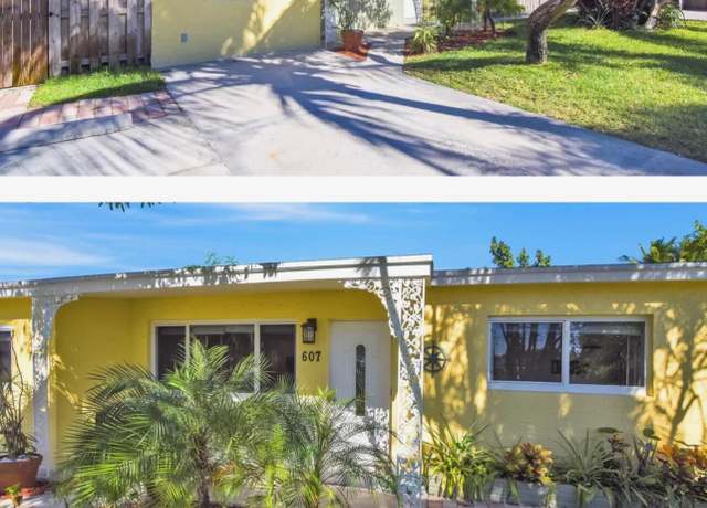 Property at 607 W Perry St, Lantana, FL 33462, 3 beds, 2 baths