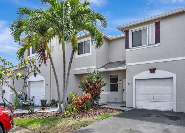 Property at 839 NW 42 Pl, Deerfield Beach, FL 33064, 2 beds, 2.5 baths