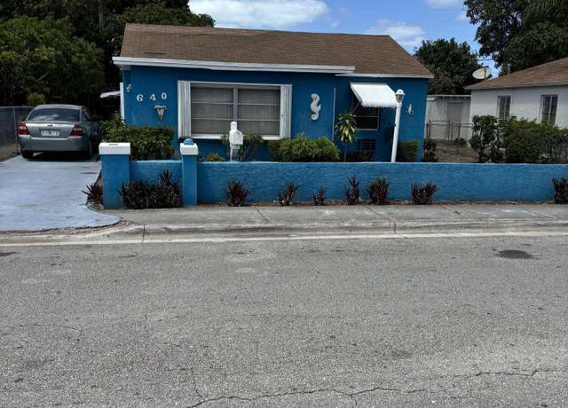 Property at 640 W 2nd St, Riviera Beach, FL 33404, 3 beds, 2 baths