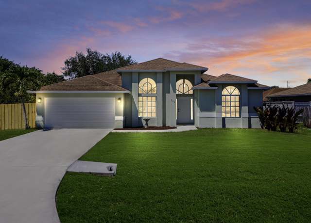 Property at 565 SW Halkell Ave, Port Saint Lucie, FL 34953, 4 beds, 2 baths