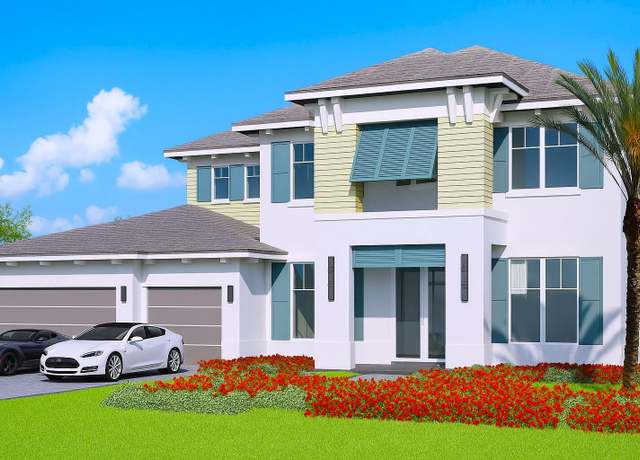 Property at 9128 Coral Isles Cir Unit {Lot 8}, Palm Beach Gardens, FL 33412, 5 beds, 5.5 baths