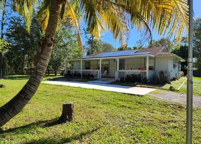 Property at 15100 Scotts Pl, Loxahatchee Groves, FL 33470, 5 beds, 4 baths