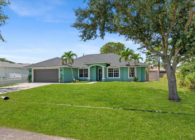 Property at 3674 SW Margela St, Port Saint Lucie, FL 34953, 4 beds, 2 baths