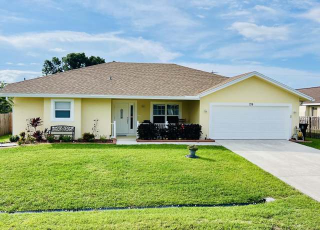 Property at 719 SW Andrew Rd, Port Saint Lucie, FL 34953, 4 beds, 3 baths
