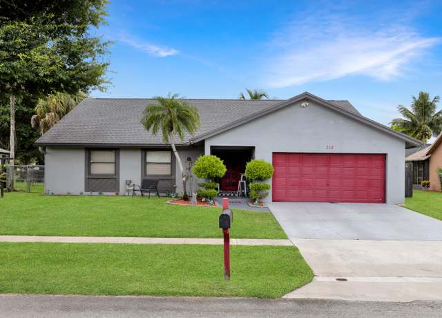 Property at 318 Las Palmas St, Royal Palm Beach, FL 33411, 3 beds, 2 baths