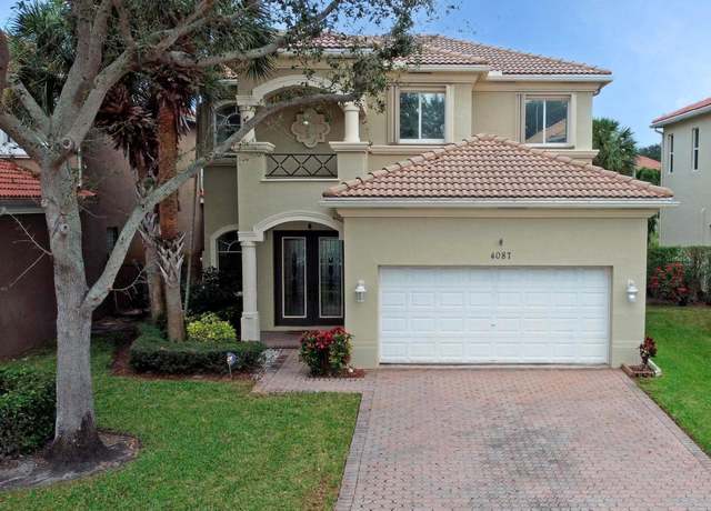 Property at 4087 Woodhill Pl, Boynton Beach, FL 33436, 4 beds, 2.5 baths