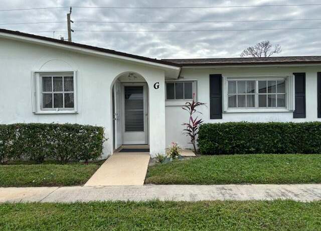 Property at 2936 Crosley Dr E Unit G, West Palm Beach, FL 33415, 2 beds, 1 bath