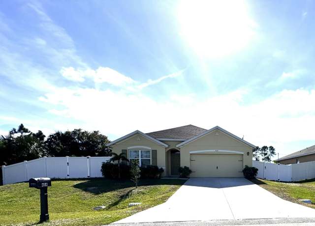 Property at 484 Hamwood St SW, Palm Bay, FL 32908, 4 beds, 2 baths