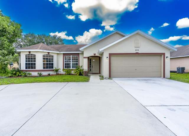 Property at 926 SW Nichols Ter, Port Saint Lucie, FL 34953, 3 beds, 2 baths