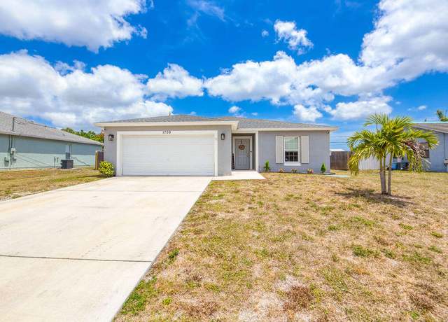 Property at 1709 SW Monterrey Ln, Port Saint Lucie, FL 34953, 4 beds, 2 baths