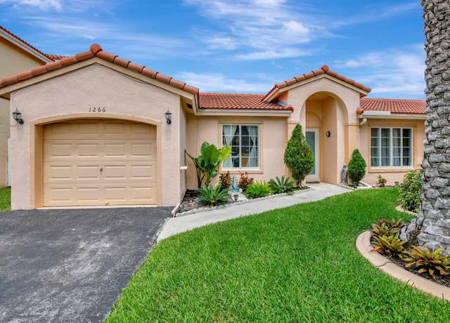 Property at 1266 NW 126th Ter, Sunrise, FL 33323, 3 beds, 2 baths